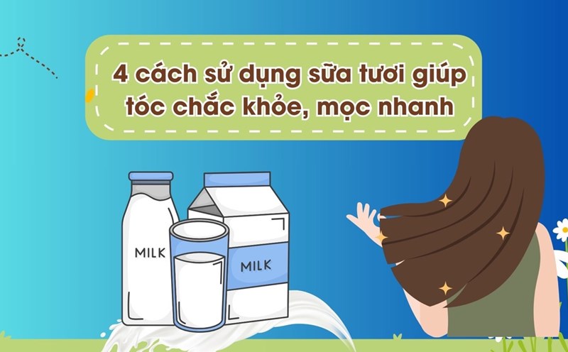 Whole milk will help increase moisture and reduce dryness. Graphic photo: Huong Son