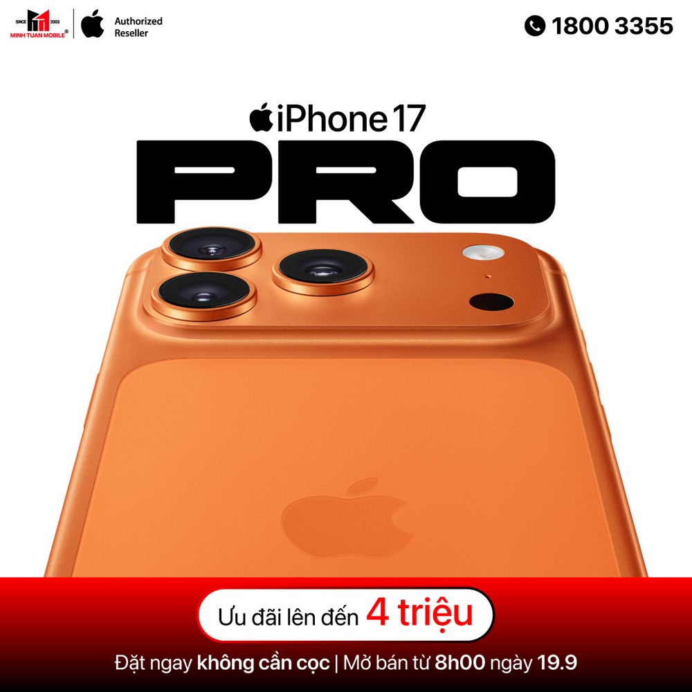 world-famous - Minh Tuan Mobile officially opens deposits for iPhone 17 in Vietnam. Photo: Duy Khuong