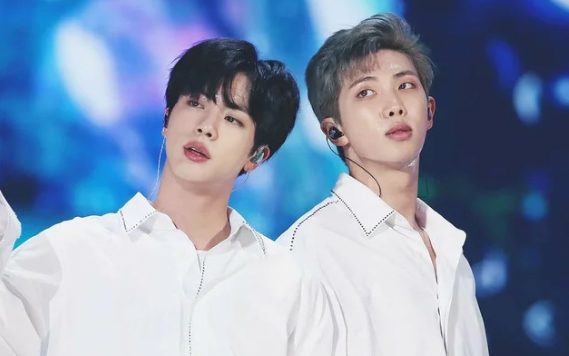 Jin and RM of BTS. Photo: Big Hit Music