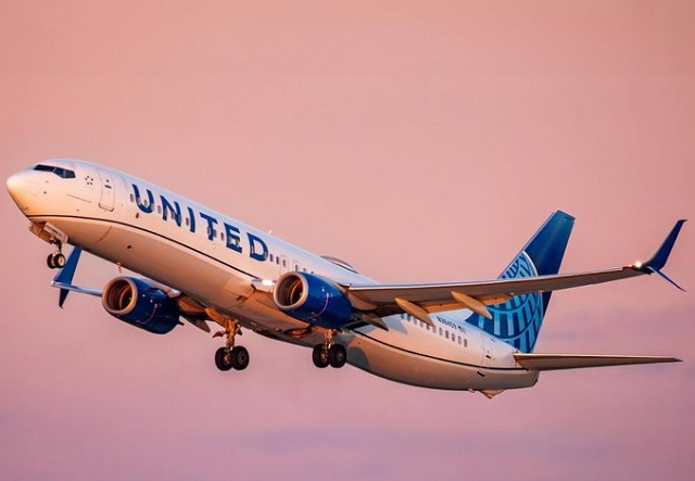 Avion de United Airlines. Foto: United Airlines