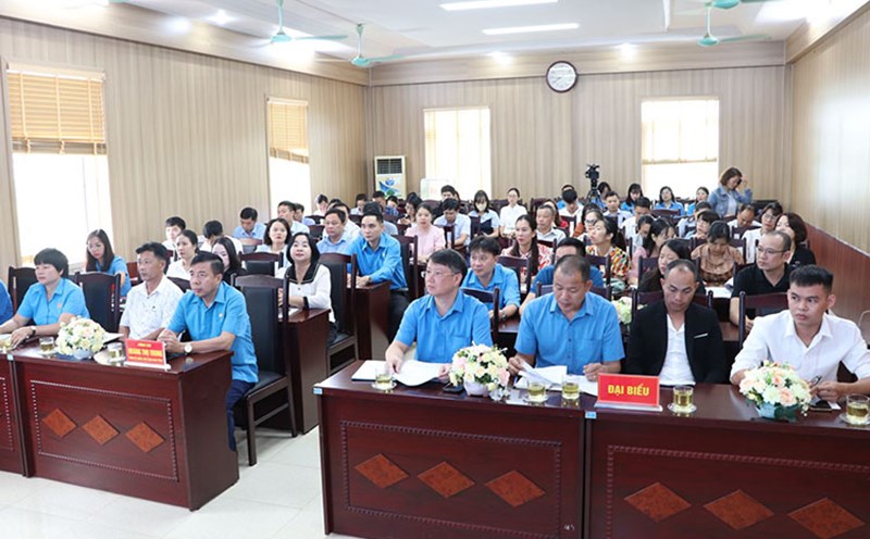 Lai Chau Provincial Labor Federation deploys key tasks for the last 3 months of 2025. Photo: Lai Chau Provincial People's Committee