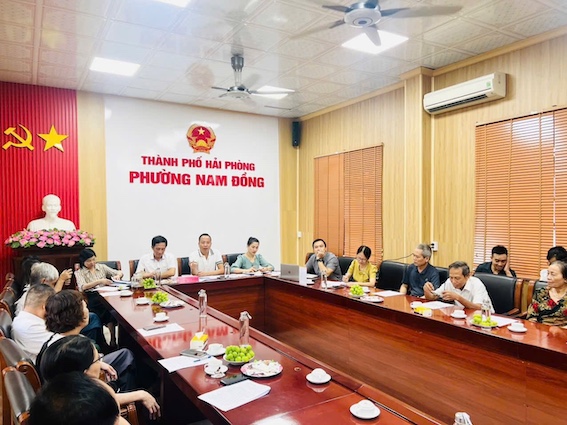 Phuong Nam Dong Hai Phong lanza el Club “Nam Dong Ambulance”. Foto: Phuong Nam Dong