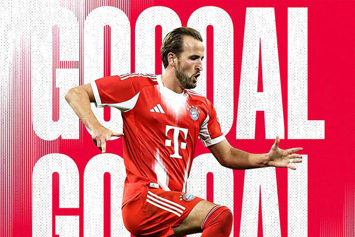 해리 케인은 바이에른 뮌헨의 대승에서 멀티골을 기록했습니다. 사진: 바이에른 뮌헨