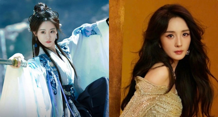 Zhu Zidan and Yang Mi. Photo: VieON.