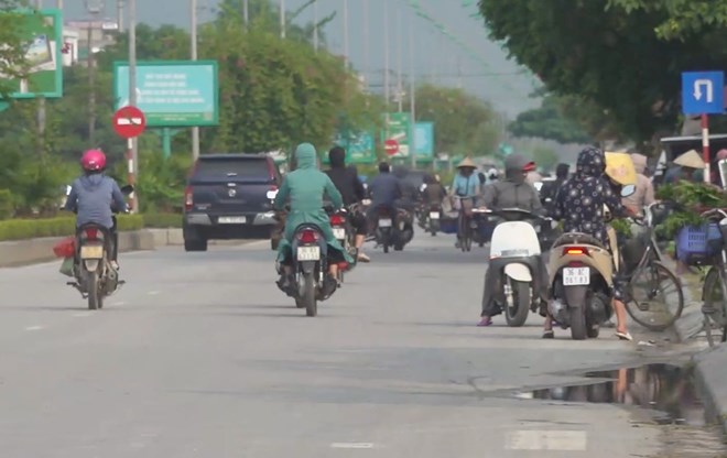 National Highway 47 through Thanh Hoa. Photo: Minh Hoang