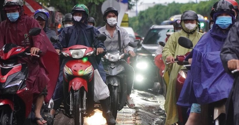 Forecast of heavy rain in the area from this evening