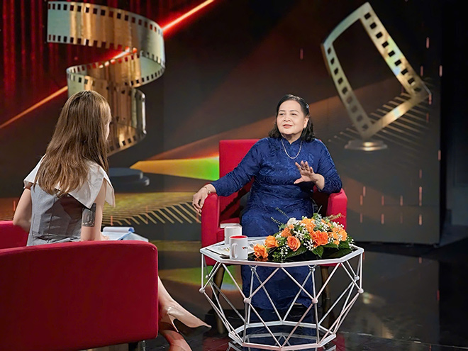 NSND Ngoc Lan tham gia “Cine7 – Ky uc phim Viet”. Anh: VTV