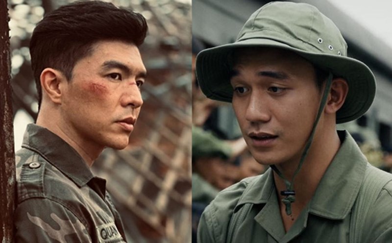 Do Nhat Hoang, Steven Nguyen in the movie "Red Rain". Photo: Galaxy