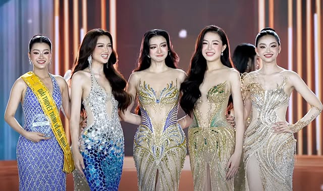 Top 5 Miss Grand Vietnam 2025. Anh: Sen Vang