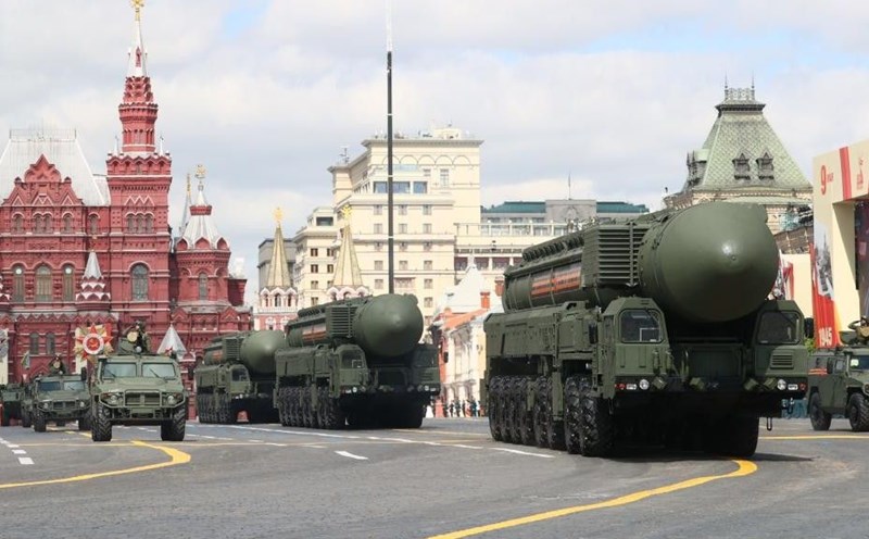 Russian weapons during a parade to celebrate the 80th anniversary of the Zsidist victory in Moscow, May 9, 2025. Photo: Xinhua
