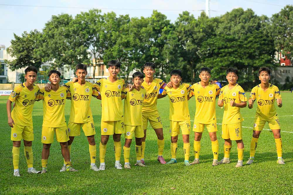 Hanoi U17 started smoothly in the 2025 National U17 Finals. Photo: VFF