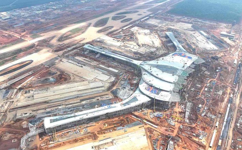 The Long Thanh airport project is one of the national key projects that will start construction and be inaugurated on December 19. Photo: Ha Anh Chien