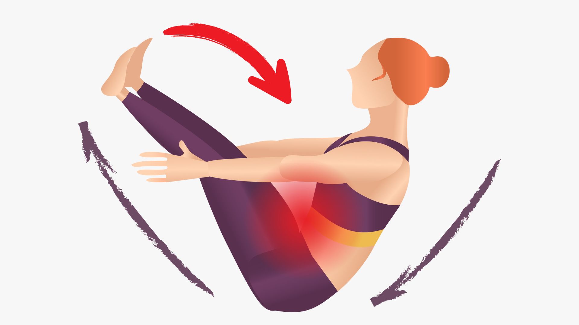 Practicing yoga helps reduce belly fat. Graphics: Thanh Thanh