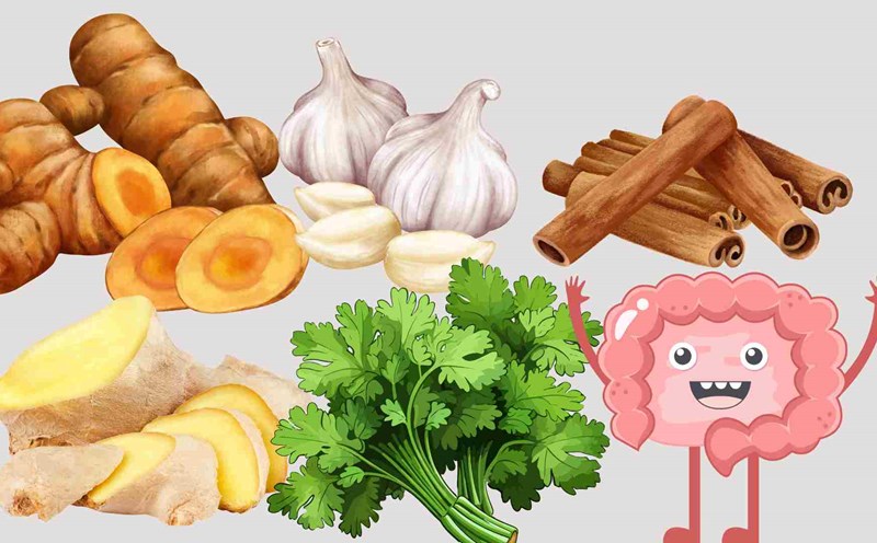 Some popular spices help protect the intestines. Graphics: Ha May