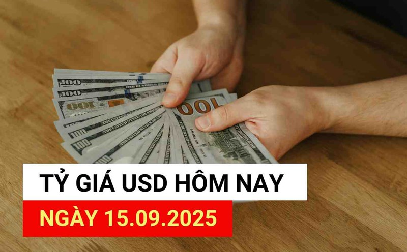 USD exchange rate today, September 15, 2025.