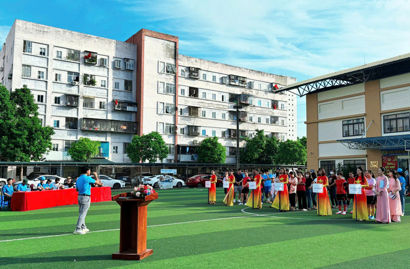 Cong doan Cong ty TNHH Vina UJU to chuc Dai hoi the duc the thao lan VI nam 2025. Anh: An Vi
