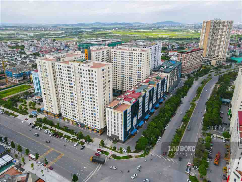 Social housing area in Vo Cuong ward (Bac Ninh province). Photo: Tran Tuan