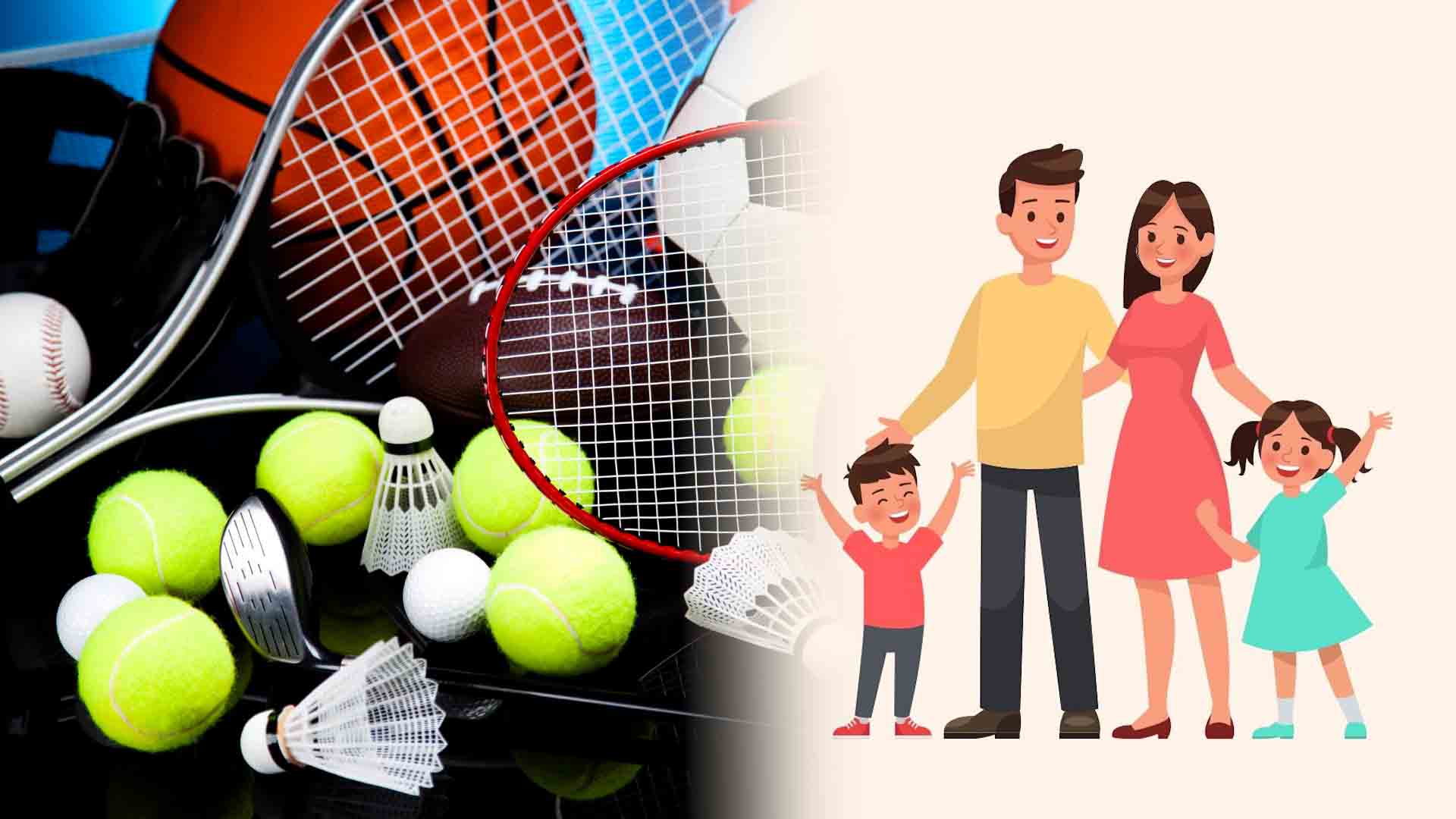 Passion for sports and space to share in the family