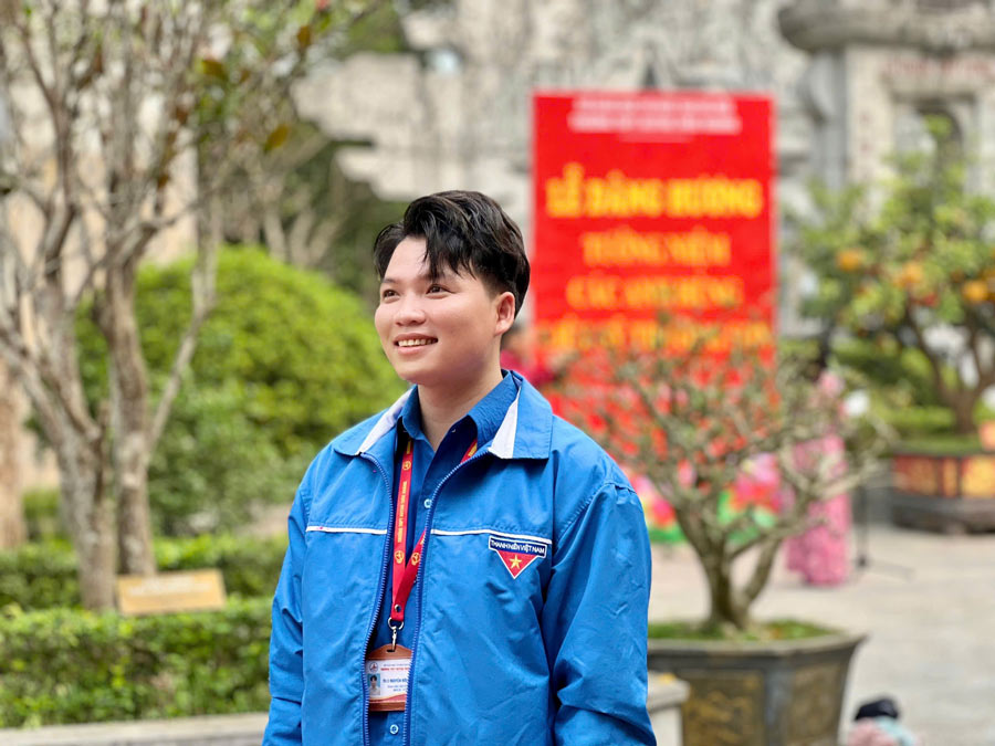 'Quyet dong nat' et le voyage pour semer des graines vertes a partir de dechets. Photo : Fournie par le personnage