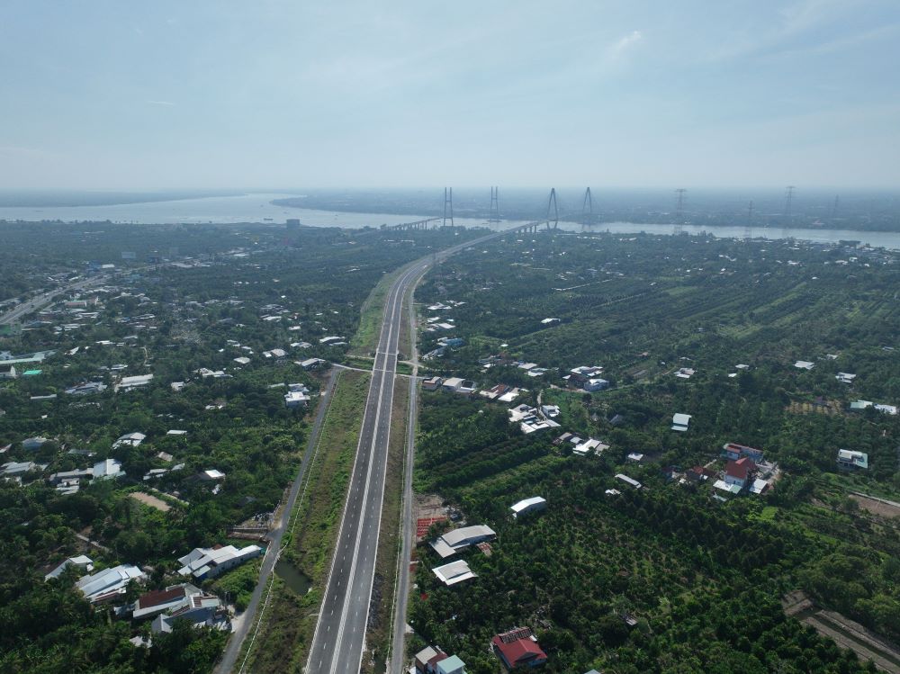 Autopista My Thuan - Can Tho. Foto: Ta Quang
