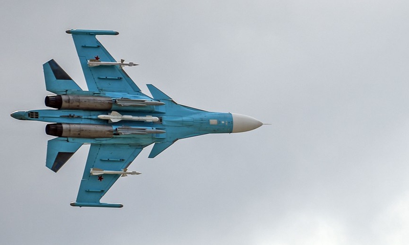 Un Su-34 ruso. Foto: Xinhua