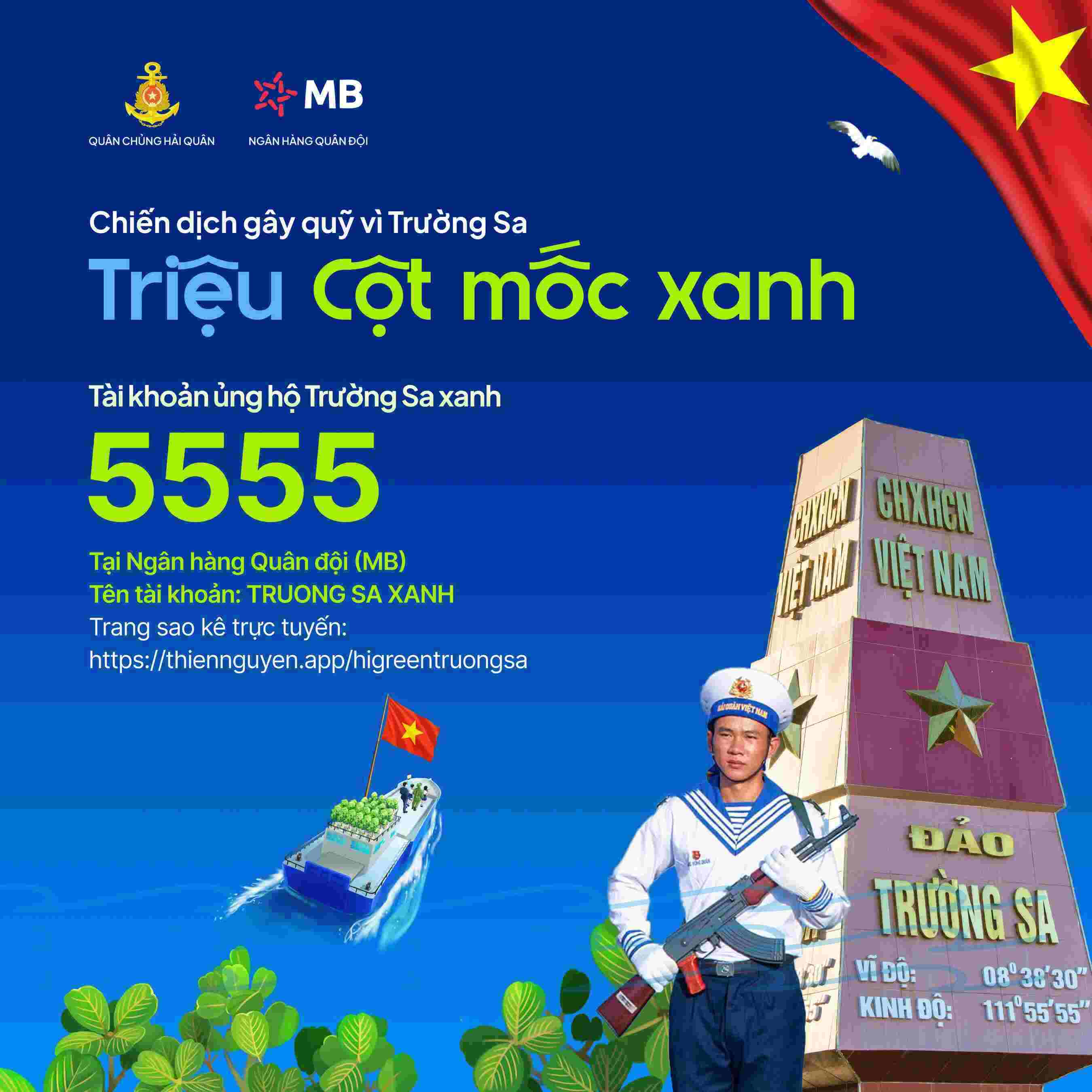 Du hiem khi co co hoi duoc dat chan toi Truong Sa nhung moi nguoi Viet Nam deu co the “hoa than” thanh chien si Hai quan gop cay vuot song ra dao xa.