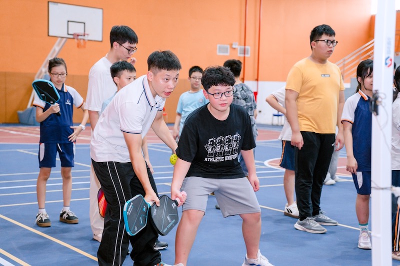 An hour of physical education for students at Phenikaa Inter-level School (Hanoi). Photo provided by the school.