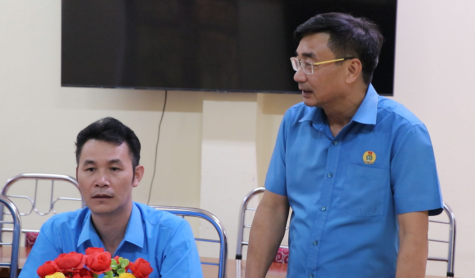 Ong Nguyen Chuong Phat – Chu tich Lien doan Lao dong tinh Lao Cai. Anh: Manh Hung