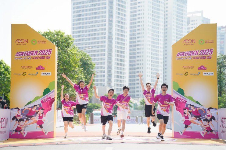 AEON Ekiden năm 2025 tổ chức tại cả ba miền Bắc, Trung, Nam. Ảnh: AEON Việt Nam