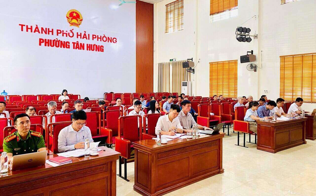 Tan Hung Ward, Hai Phong City deploys a 9-day campaign to complete land data. Photo: Hoang Yen