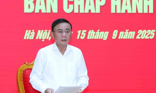 Ủy viên Bộ Chính trị, Thường trực Ban Bí thư Trần Cẩm Tú - Bí thư Đảng uỷ các cơ quan Đảng Trung ương - yêu cầu chuẩn bị chu đáo, kỹ lưỡng Đại hội đại biểu Đảng bộ các cơ quan Đảng Trung ương. Ảnh: TTXVN