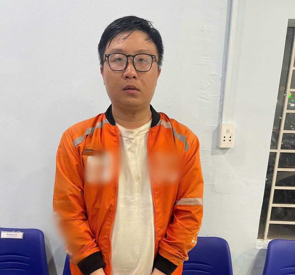 Đối tượng Tsai Bình Thương, sinh năm 1995, ngụ chung cư Thanh Niên, phường Tân Bình, TPHCM . Ảnh Công an