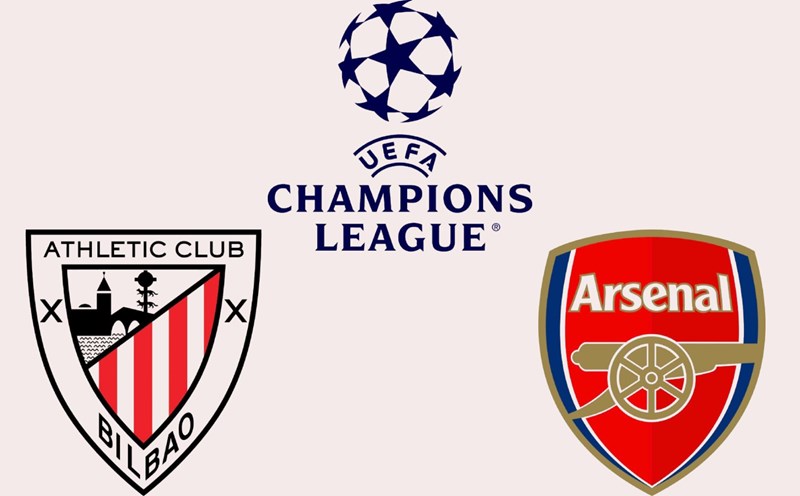 Today's football match schedule is notable with the match between Athletic Bilbao - Arsenal in the Champions League. Graphics: Van An