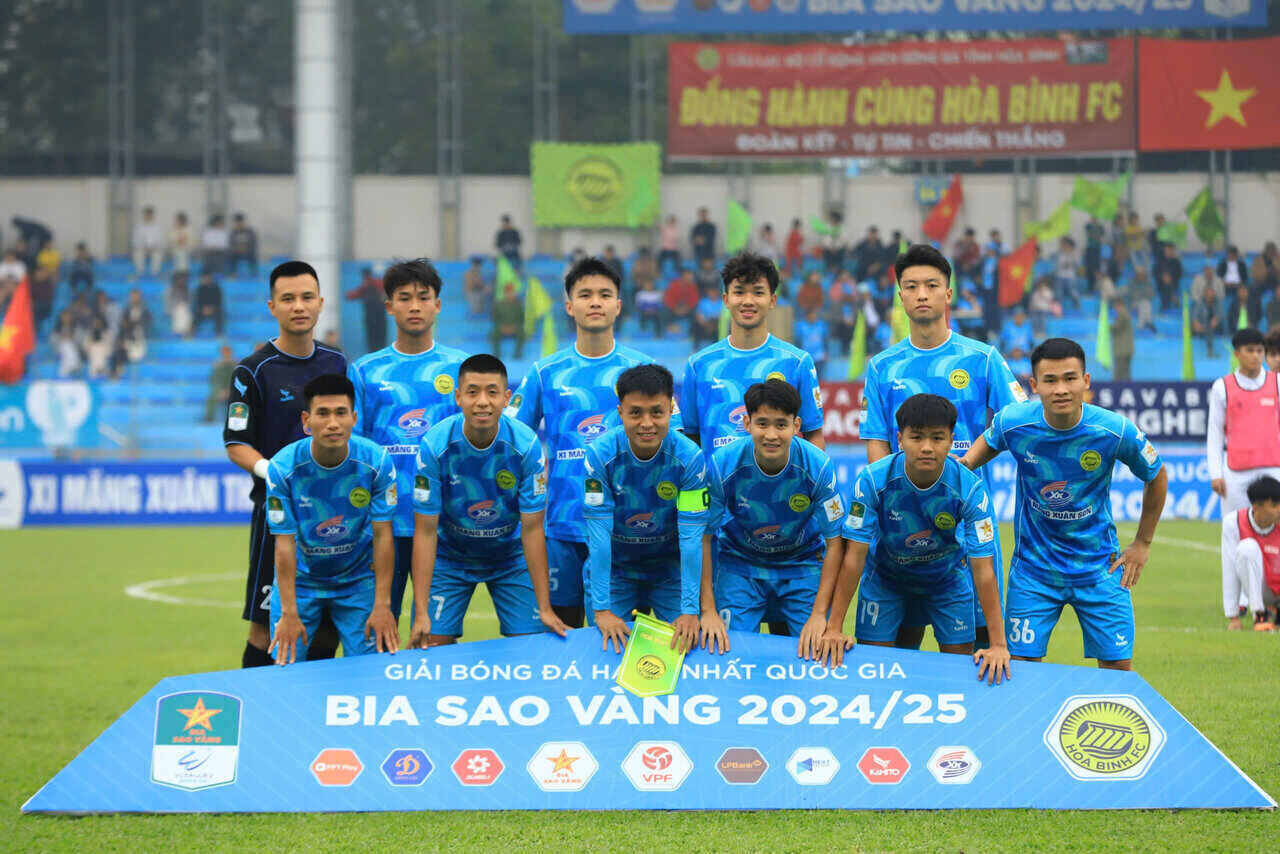 Hoa Binh Club disbanded right before the new season of Vietnamese professional football. Photo: VPF