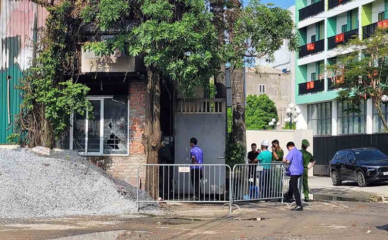 The fire occurred in Thuong Tin commune, Hanoi. Photo: Google Maps