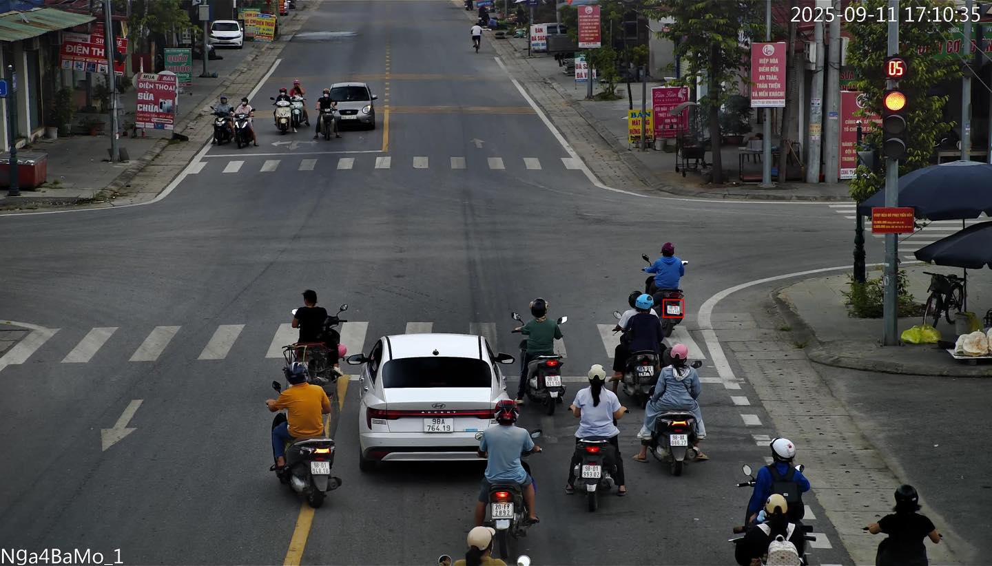 Bac Ninh의 무인 단속 사례. 사진: Bac Ninh 공안