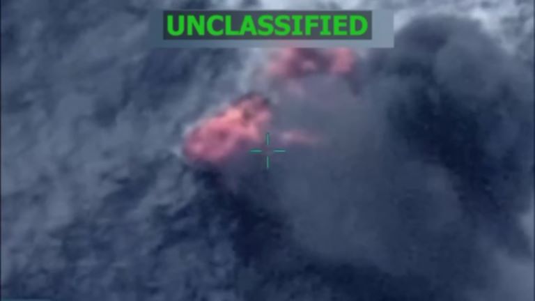 Mr. Trump said the US attacked a Venezuelan drug carrier. Photo: TruthSocial