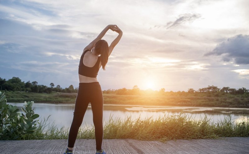 Benefits of morning exercise. Photo: Thuy Duong