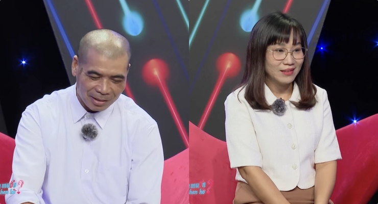 The two main guests on the show "You want to date". Photo: MCV Producer