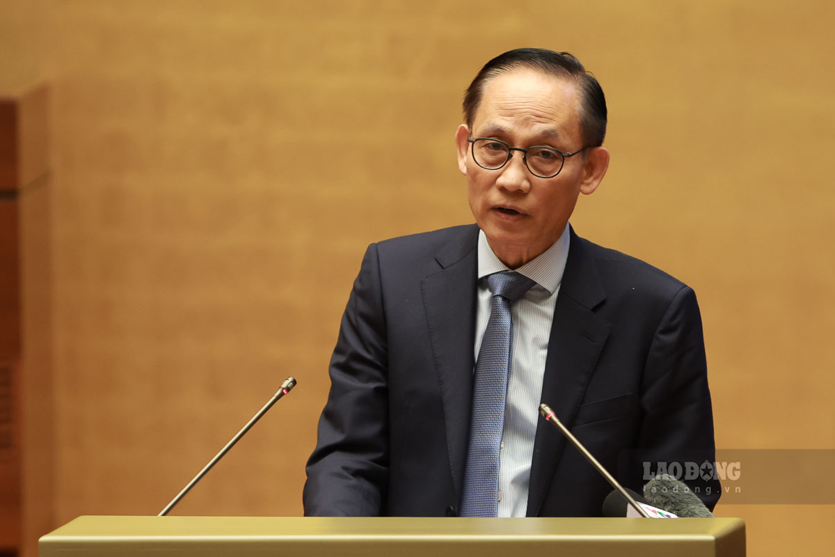 Ong Le Hoai Trung cho biet, mot trong nhung muc tieu cua hoi nhap quoc te do la tang cuong suc manh tong hop cua quoc gia, nang cao vai tro, vi the va uy tin quoc te cua Viet Nam. Anh: Hai Nguyen