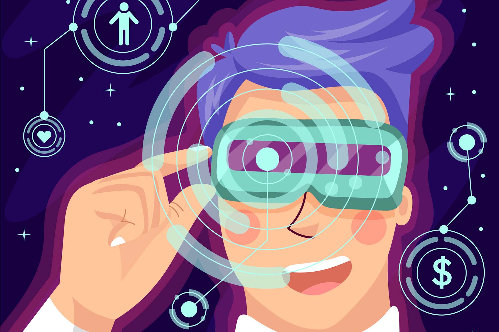 Meta place de grands espoirs dans les lunettes intelligentes considerees comme le prochain produit technologique phare. Graphique : Cat Tien