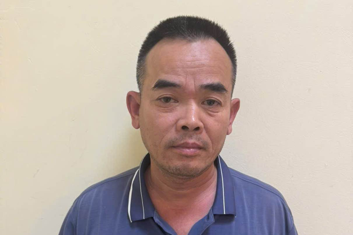 Subject Dinh Van Long. Photo: Hanoi Police