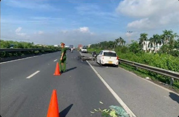 事故現場。写真:ハイフォン交通安全委員会