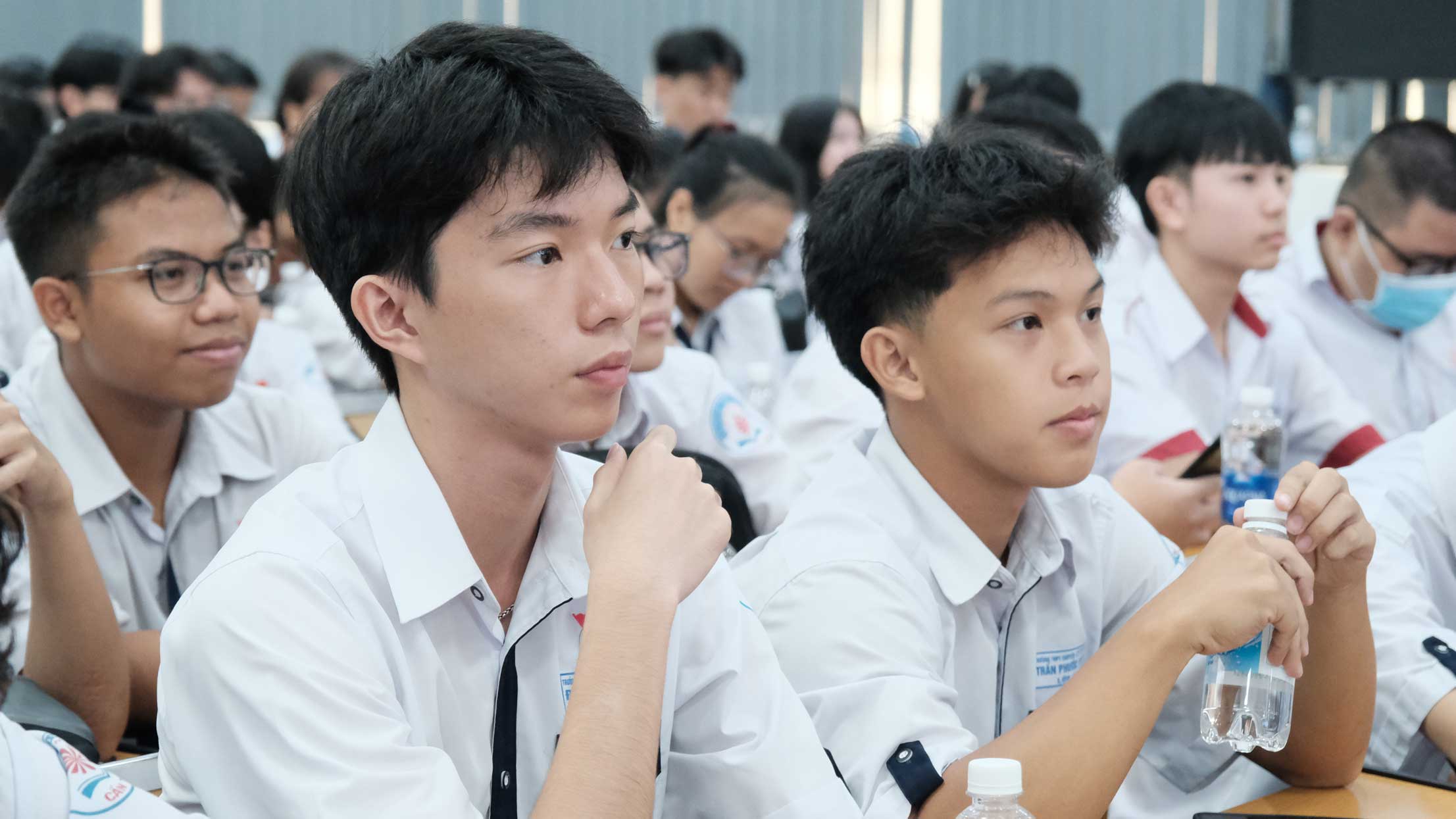 TP Can Tho co 222 thi sinh, voi 10 doi tuyen hoc sinh gioi THPT du thi cap Quoc gia o cac mon hoc. Anh: My Ly
