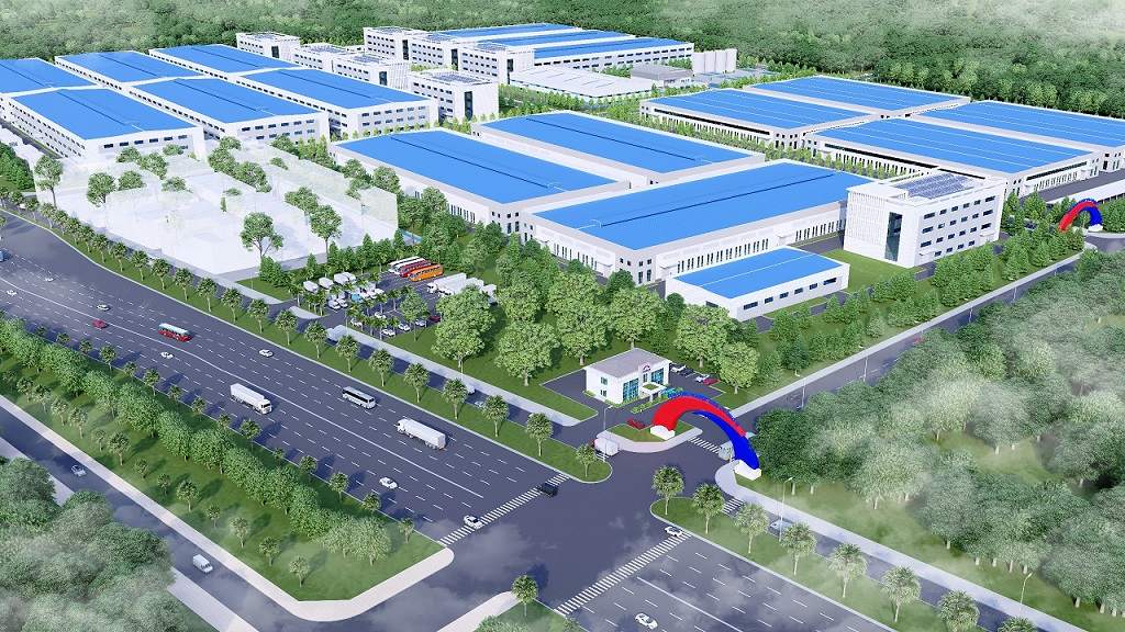 Previously, Hai Phong launched Tien Cuong Industrial Cluster II in May 2024. Photo: Hai Phong Portal