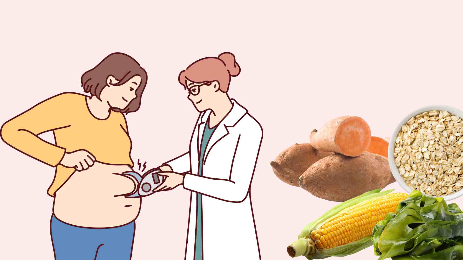 Add some foods to help reduce visceral fat. Graphics: Ha May