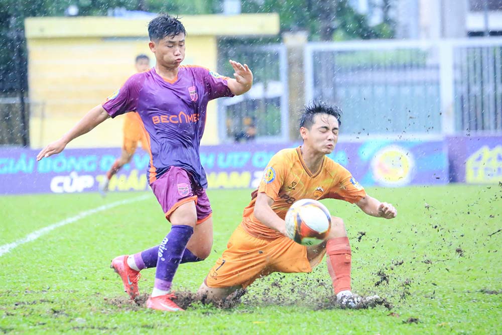 U17 Becamex TPHCM thang toi thieu U17 Hoang Anh Gia Lai. Anh: VFF
