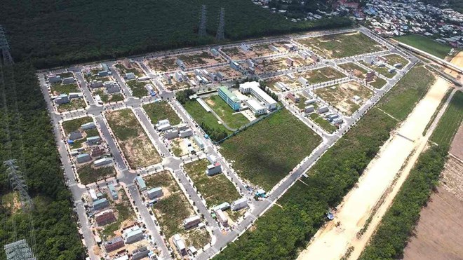 La zone de reinstallation de Long Duc est dotee de logements pour les menages deplaces afin de mettre en œuvre l'autoroute Bien Hoa - Vung Tau. Photo documentaire : HAC