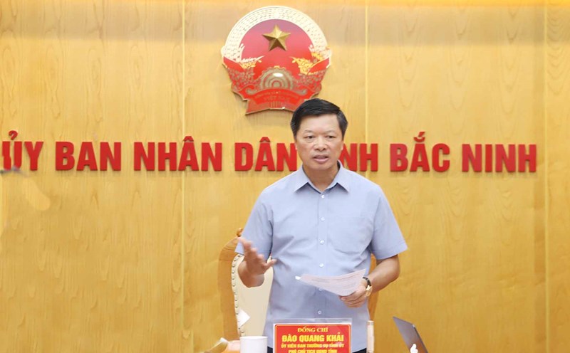 Vice Chairman of the People's Committee of Bac Ninh province Dao Quang Khai. Photo: Bac Ninh Portal