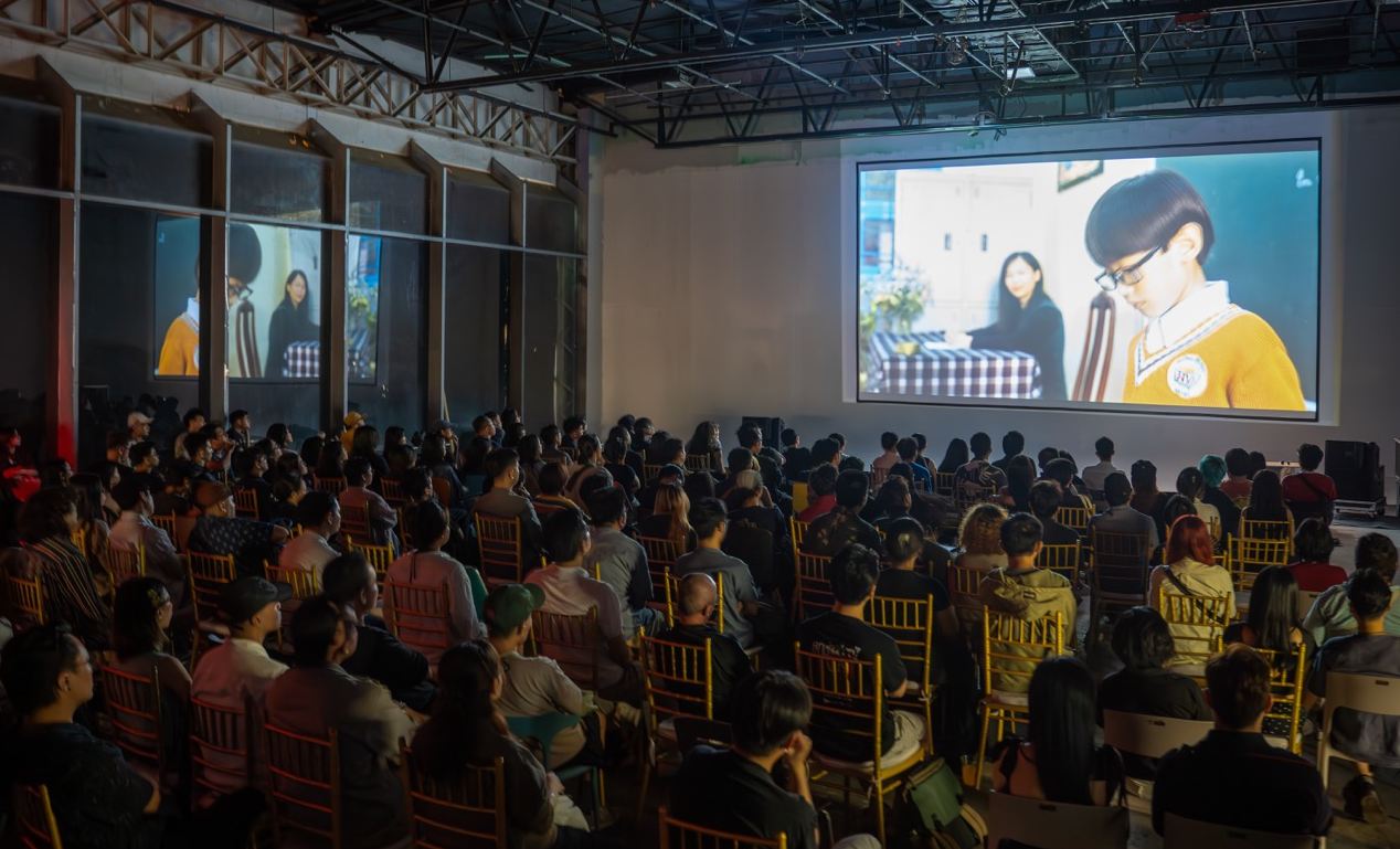 The film screening was attended by director Ham Tran. Photo: Organizing Committee.